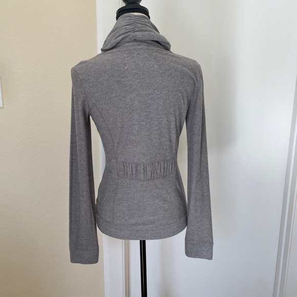 NWT Anthropologie Pure + Good zip shirred jacket - Picture 6 of 8